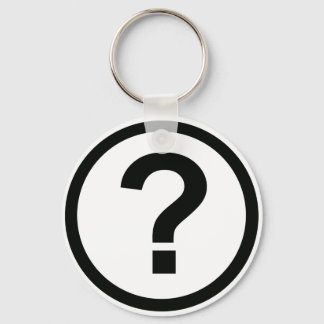 Question Mark Keychain Schlüsselanhänger