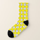 Question Mark No.1 Unisex Comfy-Stretch Crew Socks Socken (Links - Außen)