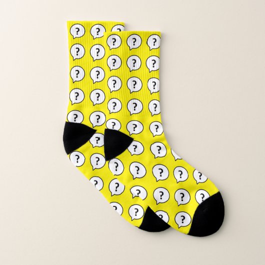 Question Mark No.1 Unisex Comfy-Stretch Crew Socks Socken (Paar)