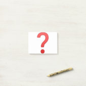 Question Mark Post-it Klebezettel (Auf Schreibtisch)