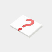 Question Mark Post-it Klebezettel (angewinkelt)