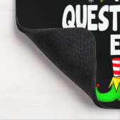 Questioning Elf Group Christmas Funny Pajama Party Mousepad (Ecke)