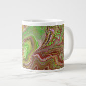 Questions 1 Wild Green Maroon Drink Mug Jumbo-Tasse (Vorderseite Rechts)
