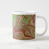 Questions 1 Wild Green Maroon Drink Mug Jumbo-Tasse (Rechts)