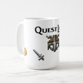 QuestLord trinkende Tasse (Vorderseite Links)