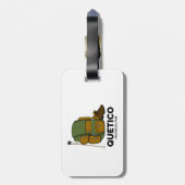 Quetico Provincial Park Backpack Gepäckanhänger (Rückseite vertikal)