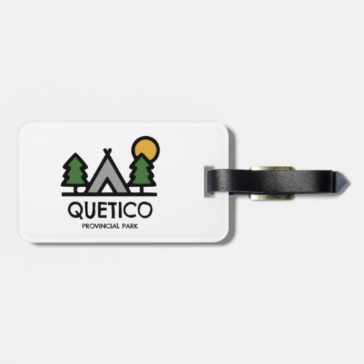 Quetico Provincial Park Gepäckanhänger (Rückseite horizontal)