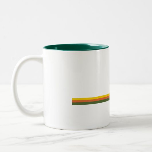 Quetico Provincial Park Pine Trees Zweifarbige Tasse (Links)