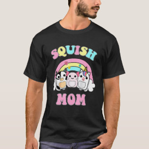 Quetsch-Mama Regenbogen Axolotl-Einhorn Milchkuh T-Shirt