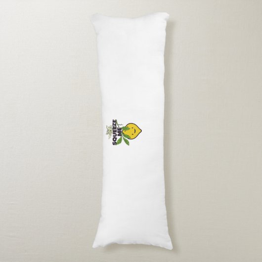 Quetschen Sie mir komische Zitrone Seitenschläferkissen (Vorderseite Vertikal)