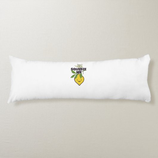 Quetschen Sie mir komische Zitrone Seitenschläferkissen (Vorderseite)