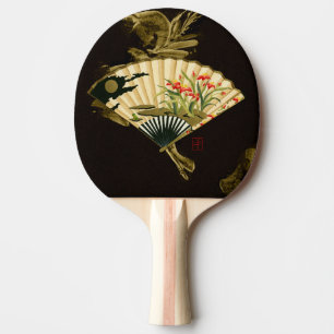 Quetschverbundener orientalischer Fan mit Tischtennis Schläger