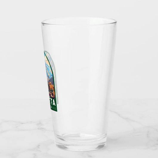 Quetta Pakistan Reisen Kunst Vintag Glas (Links)