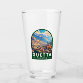 Quetta Pakistan Reisen Kunst Vintag Glas (Vorderseite)