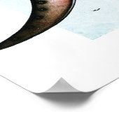 Quetz unter Pterosauriern Print Poster (Ecke)