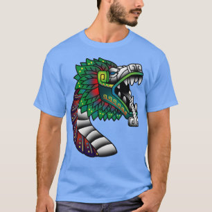 Quetzalcoatl Ancient Aztec Feathered Serpent Mayan T-Shirt