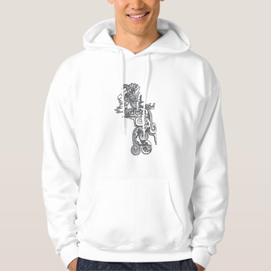 Quetzalcoatl Aztec Art Hoodie (Vorderseite)