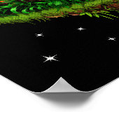 Quetzalcoatl Aztec Feathered Serpent God Poster (Ecke)