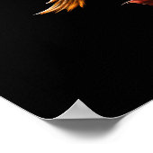 Quetzalcoatl Aztec Feathered Serpent God Poster (Ecke)