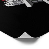 Quetzalcoatl Aztec God Mayan Pyramid Snake Poster (Ecke)