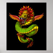 Quetzalcoatl Aztec Poster (Vorne)