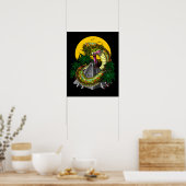Quetzalcoatl Aztec Snake Poster (Küche)