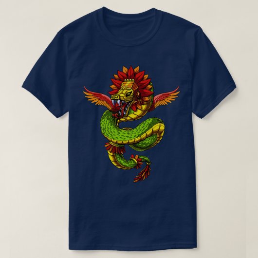 Quetzalcoatl Aztec T-Shirt (Design vorne)