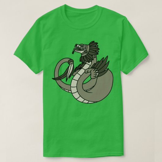 Quetzalcoatl Aztec versorgt Serpent Mayan Inca T-Shirt (Design vorne)