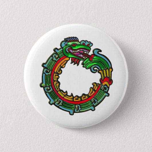 Quetzalcoatl Button (Vorderseite)