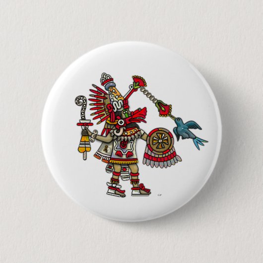 Quetzalcoatl Button (Vorderseite)