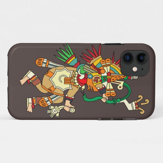 Quetzalcoatl Dancing - Anpassbar Case-Mate iPhone Hülle (Rückseite (Horizontal))