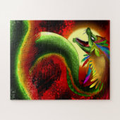 Quetzalcoatl der aztekische Gott Puzzle (Horizontal)