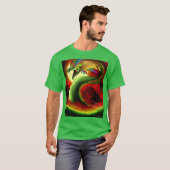 Quetzalcoatl der aztekische Gott T-Shirt (Vorne ganz)