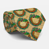 Quetzalcoatl Krawatte (Gerollt)