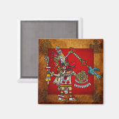 Quetzalcoatl Magnet (Vorderseite/Rückseite)