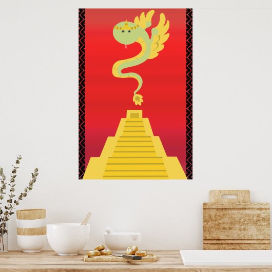 Quetzalcoatl Poster (Küche)