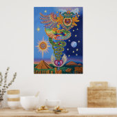 Quetzalcoatl Poster (Küche)