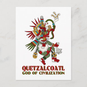 Quetzalcoatl Postkarte