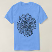 Quetzalcoatl Rose Ancient Aztec Serpent Mayan Inc T-Shirt (Design vorne)