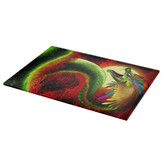 Quetzalcoatl Schneidebrett (Ecke)