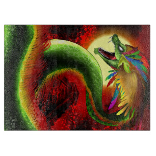 Quetzalcoatl Schneidebrett
