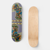 Quetzalcoatl. Tribal. Aztec Skateboard (Vorderseite)