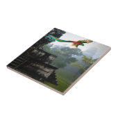 Quetzel in Tikal Fliese (Seite)