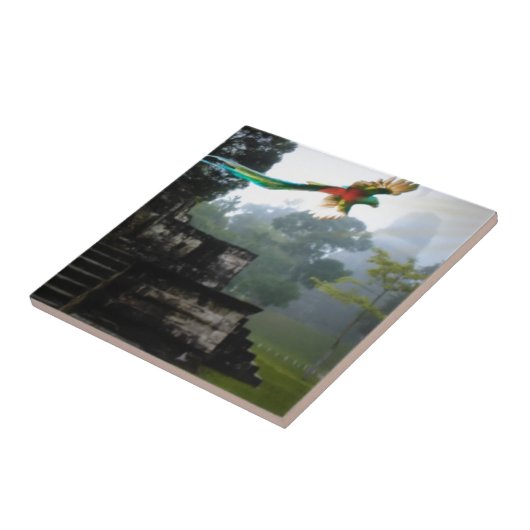 Quetzel in Tikal Fliese (Seite)