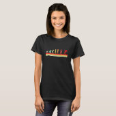 Queue Ball Evolution Billardspieler Sport Snooker T-Shirt (Vorne ganz)