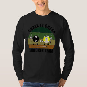 Queue Sport Pool Billard Team Kreide ist Billig Sn T-Shirt