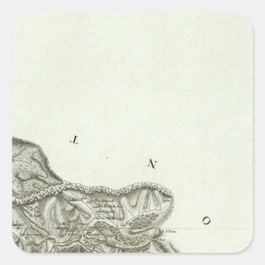 Queyras Quadratischer Aufkleber (Vorderseite)