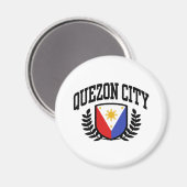 Quezon City Magnet (Vorderseite/Rückseite)