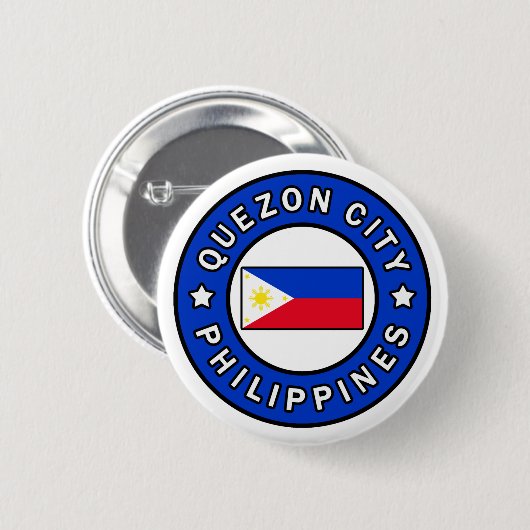 Quezon City Philippinen Button (Vorne & Hinten)