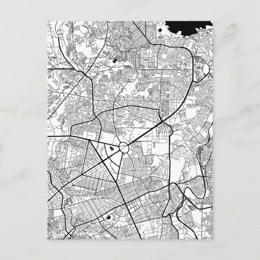 Quezon City Philippinen Karte (Vorderseite)
